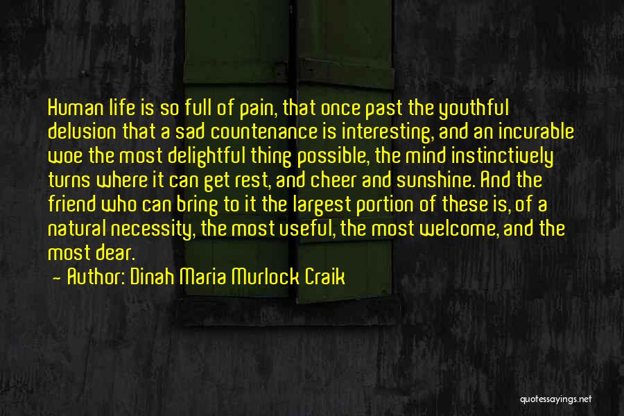 Life Full Pain Quotes By Dinah Maria Murlock Craik