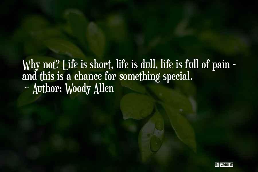 Life Full Pain Quotes By Woody Allen