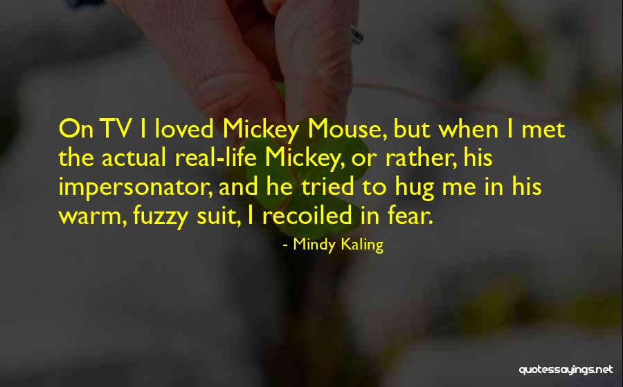 Life Fuzzy Quotes By Mindy Kaling