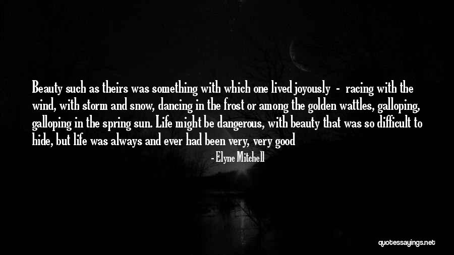 Life Galloping Quotes By Elyne Mitchell Life Galloping Quotes By Elyne Mitchell