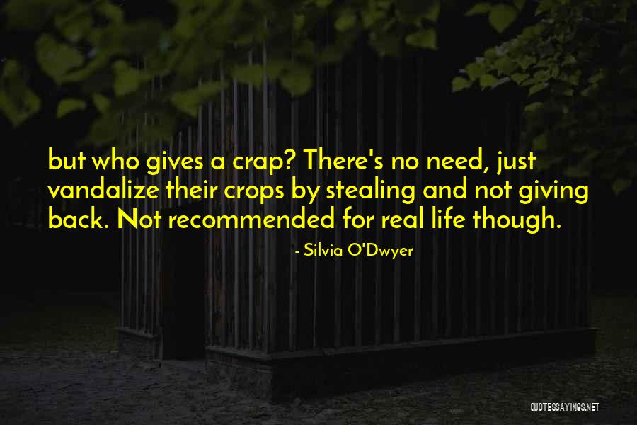 Life Gives Back Quotes By Silvia O'Dwyer Life Gives Back Quotes By Silvia O'Dwyer