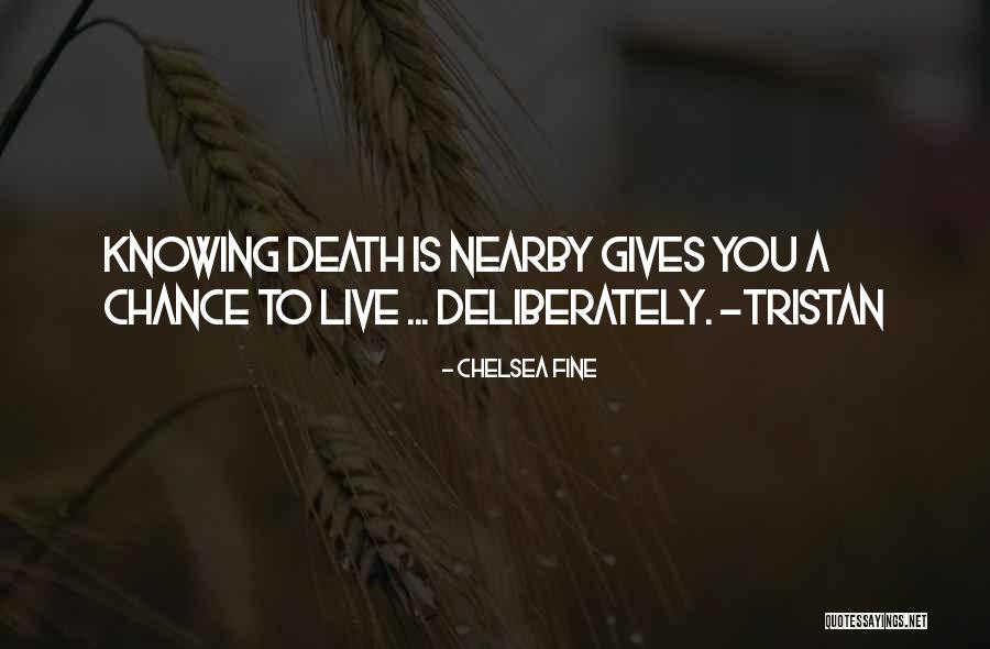 Life Gives One Chance Quotes By Chelsea Fine