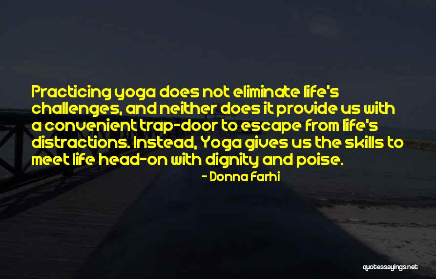 Life Gives You Challenges Quotes By Donna Farhi Life Gives You Challenges Quotes By Donna Farhi