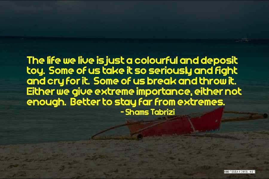 Life Giving You A Break Quotes By Shams Tabrizi Life Giving You A Break Quotes By Shams Tabrizi