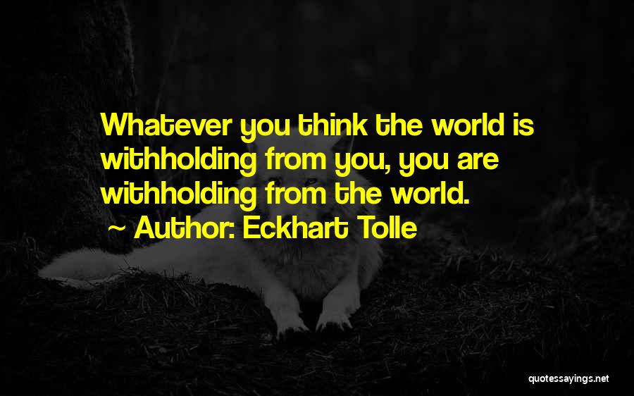 Life Goals Inspirational Quotes By Eckhart Tolle