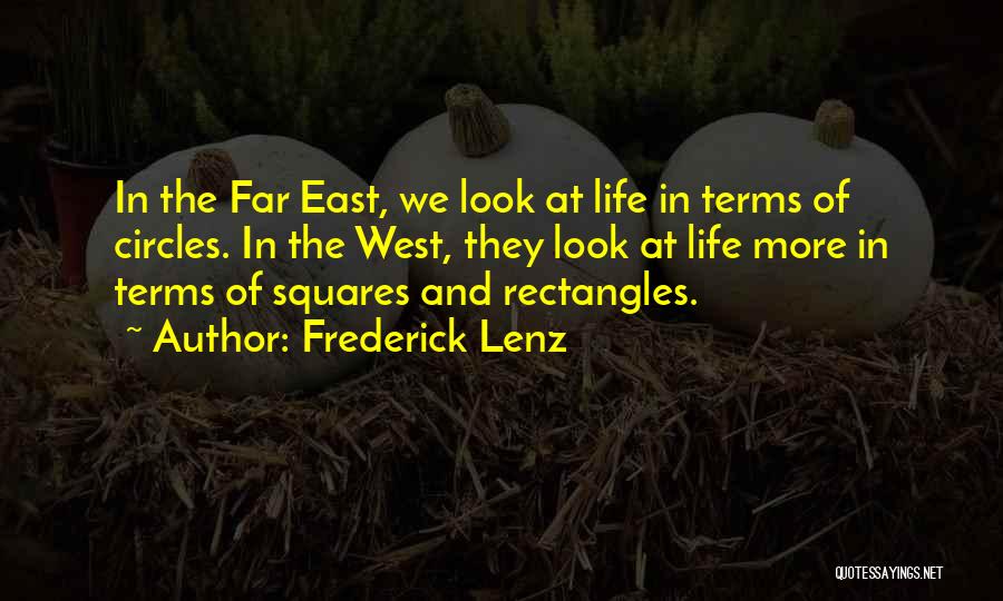 Life Goes In Circles Quotes By Frederick Lenz