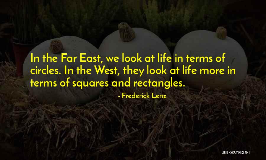 Life Goes In Circles Quotes By Frederick Lenz