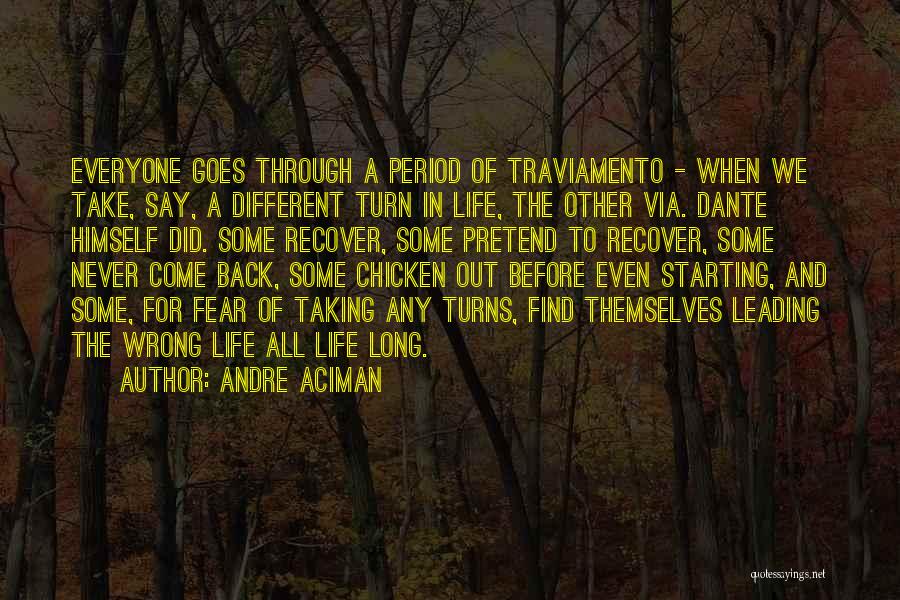 Life Goes Wrong Quotes By Andre Aciman