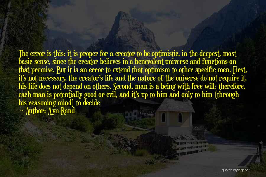 Life Good And Evil Quotes By Ayn Rand