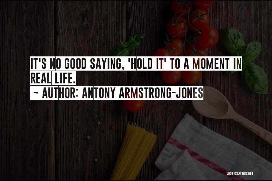 Life Good Moments Quotes By Antony Armstrong-Jones