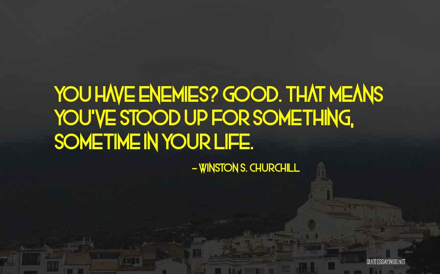 Life Good Quotes By Winston S. Churchill