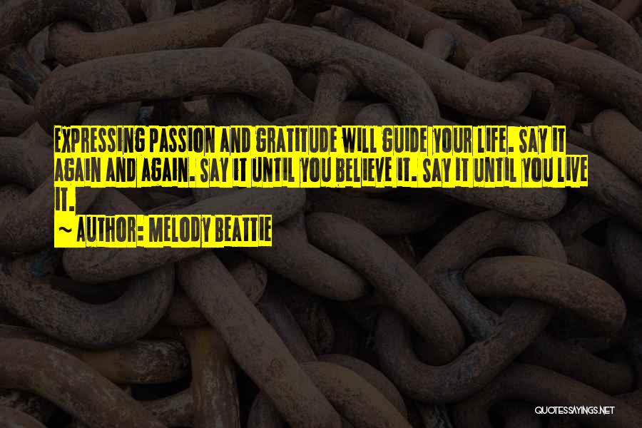 Life Gratitude Quotes By Melody Beattie