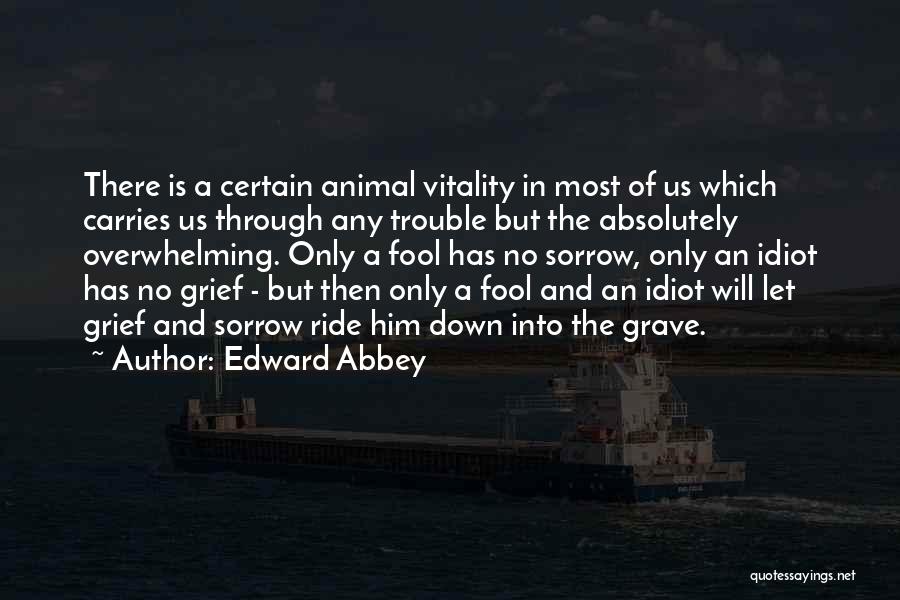 Life Grief Quotes By Edward Abbey