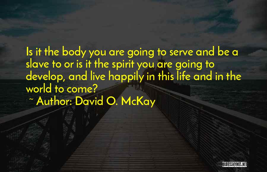 Life Happily Quotes By David O. McKay