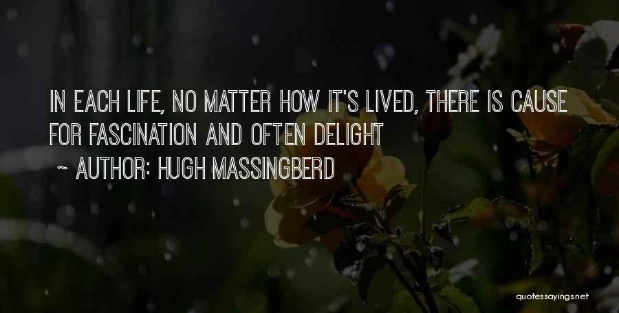 Life Happiness And Love Quotes By Hugh Massingberd