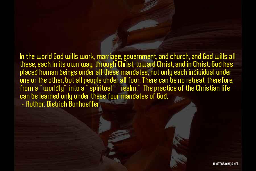 Life Has Its Own Way Quotes By Dietrich Bonhoeffer