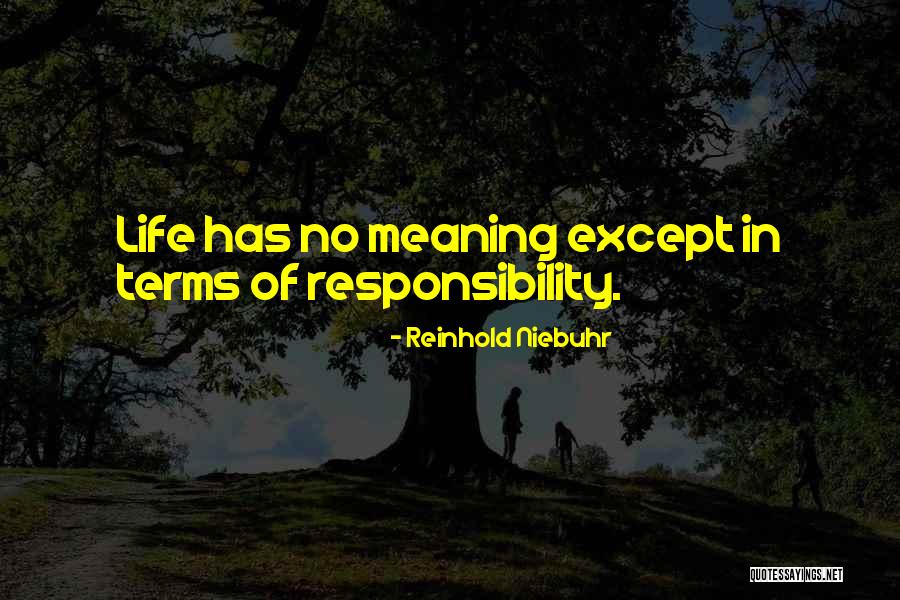 Life Has No Meaning Quotes By Reinhold Niebuhr Life Has No Meaning Quotes By Reinhold Niebuhr
