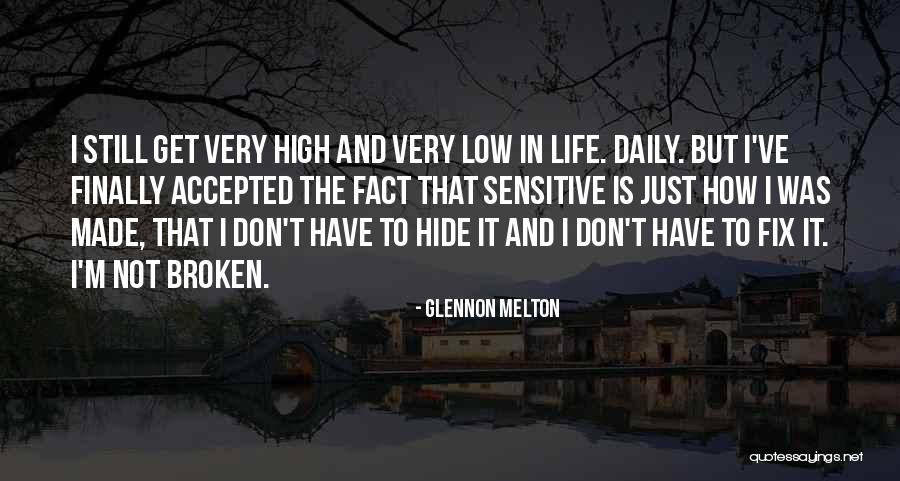 Life High And Low Quotes By Glennon Melton