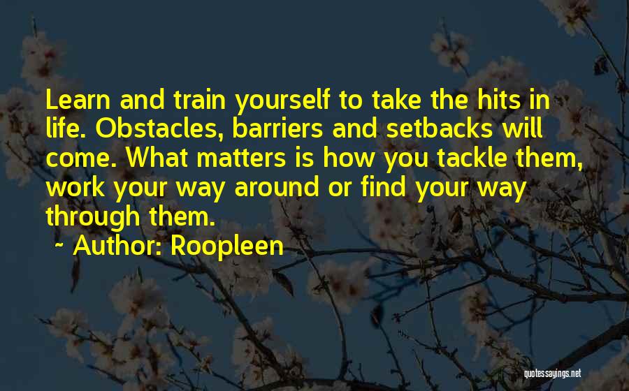 Life Hits You Quotes By Roopleen