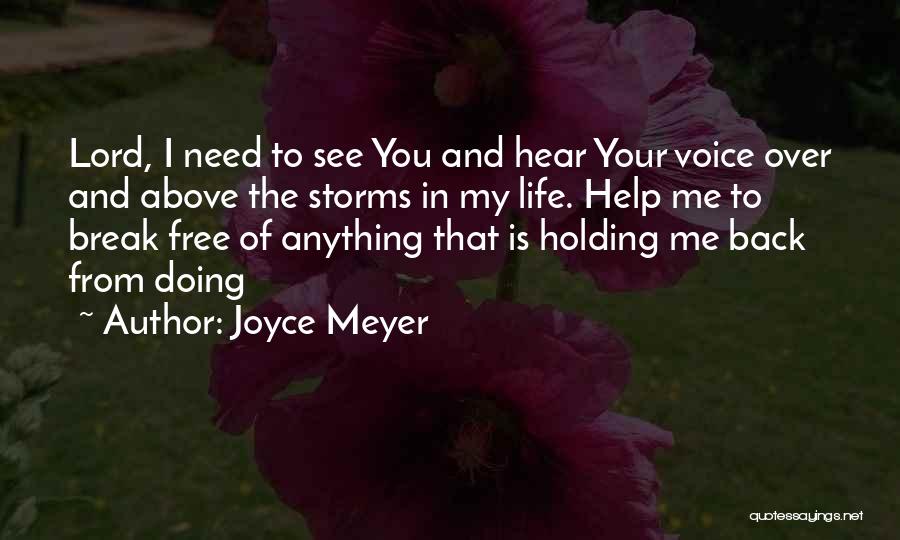 Life Holding You Back Quotes By Joyce Meyer