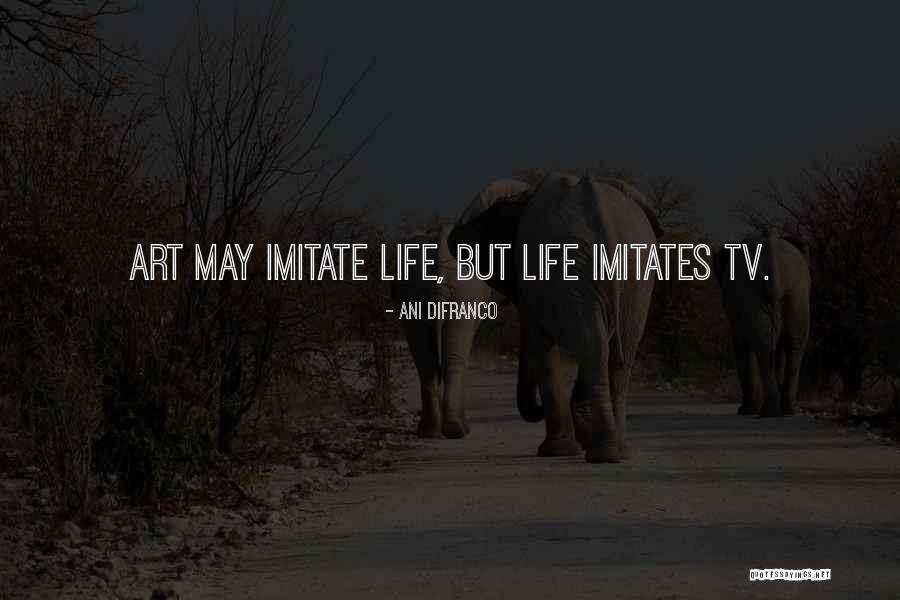 Life Imitates Art Quotes By Ani DiFranco Life Imitates Art Quotes By Ani DiFranco