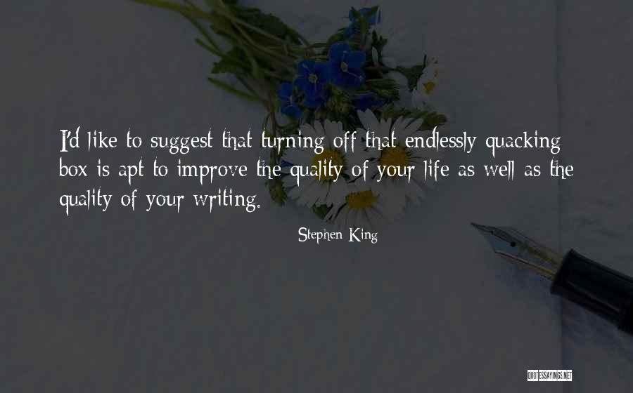 Life Improve Quotes By Stephen King Life Improve Quotes By Stephen King