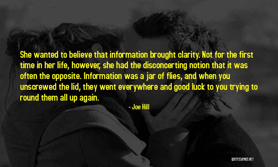 Life In A Jar Quotes By Joe Hill Life In A Jar Quotes By Joe Hill