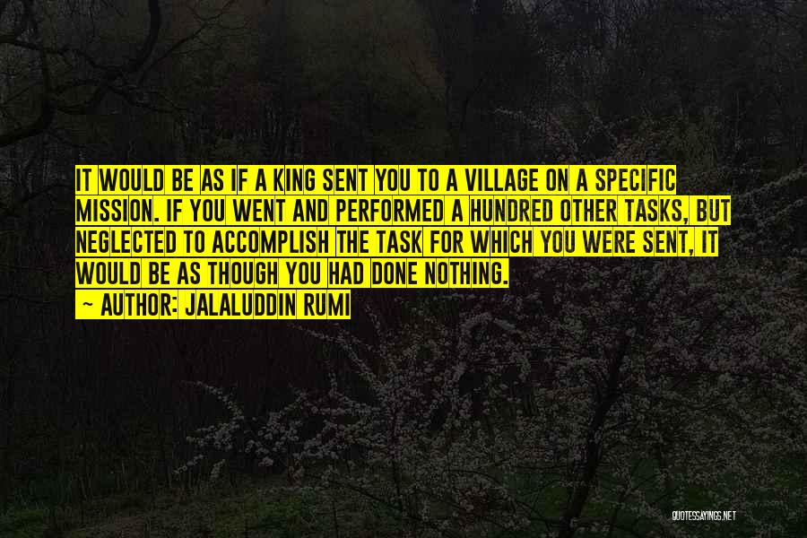 Life In A Village Quotes By Jalaluddin Rumi