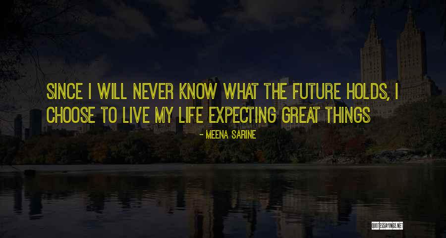 Life In Great Expectations Quotes By Meena Sarine Life In Great Expectations Quotes By Meena Sarine