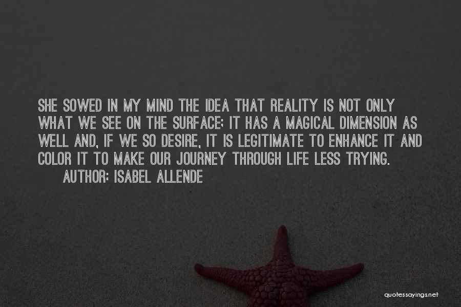 Life In Reality Quotes By Isabel Allende