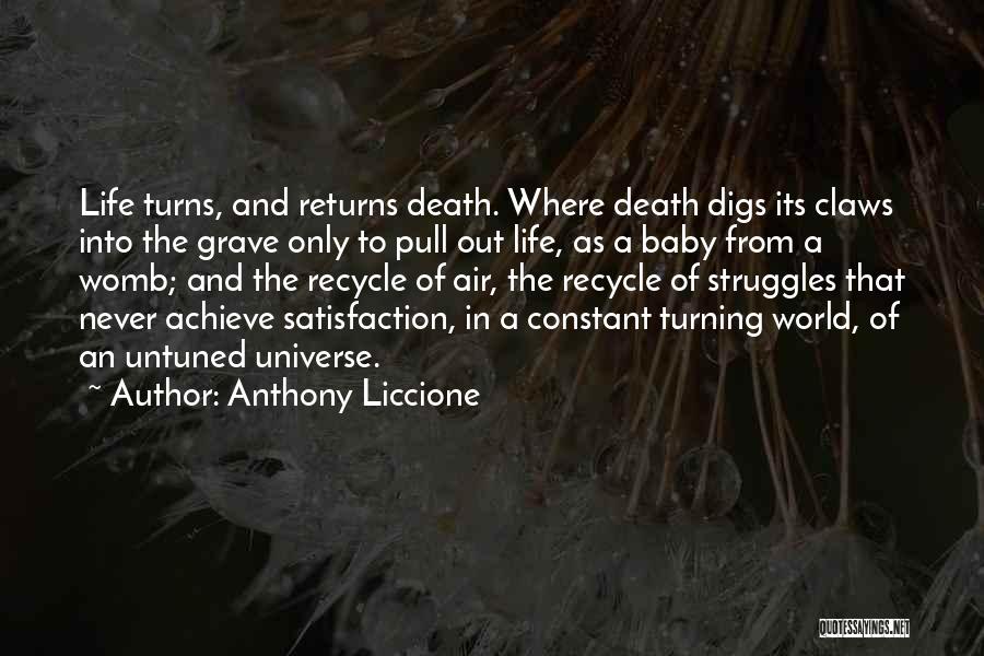 Life In The Womb Quotes By Anthony Liccione