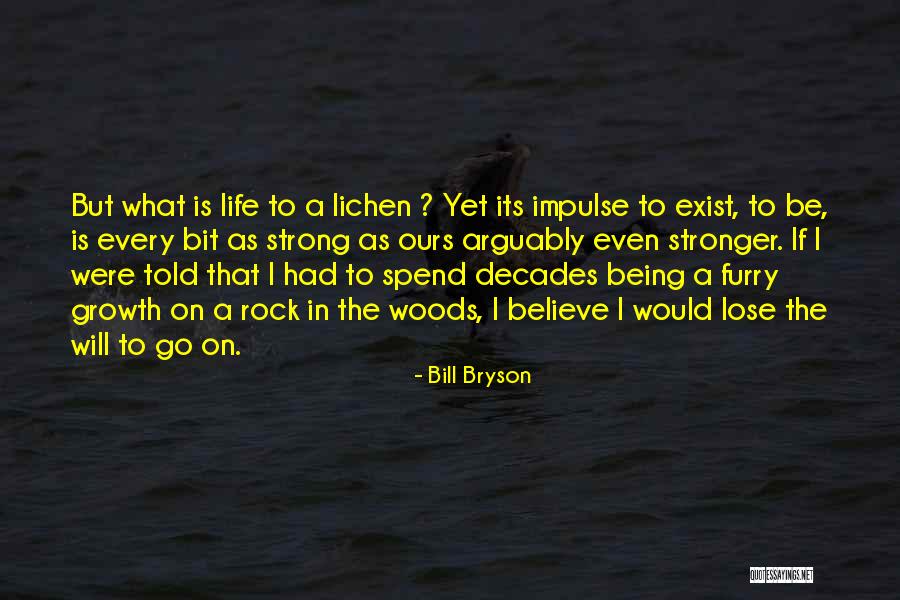 Life In The Woods Quotes By Bill Bryson