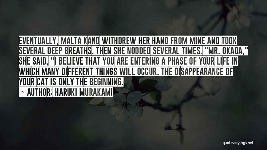 Life In Your Hand Quotes By Haruki Murakami