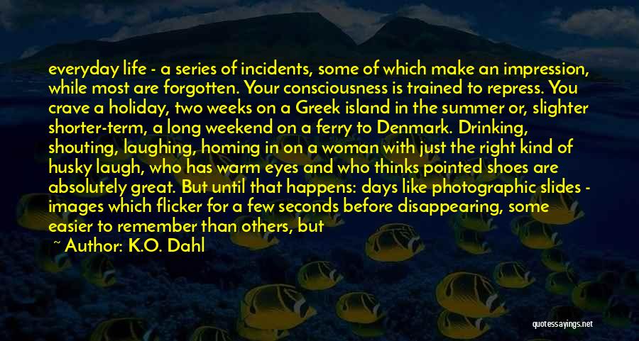 Life Incidents Quotes By K.O. Dahl