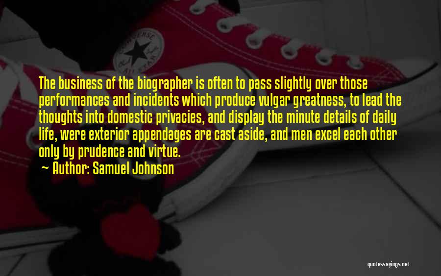 Life Incidents Quotes By Samuel Johnson