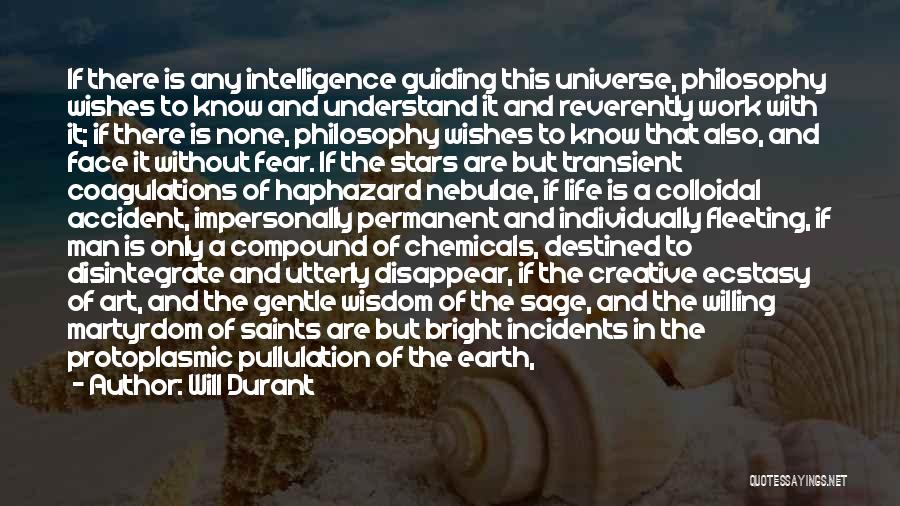 Life Incidents Quotes By Will Durant