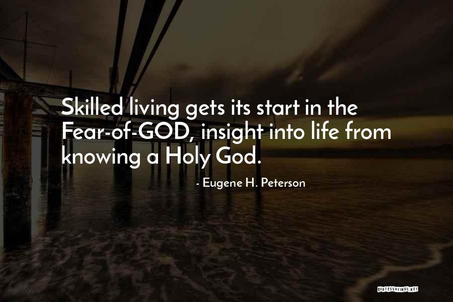 Life Insight Quotes By Eugene H. Peterson Life Insight Quotes By Eugene H. Peterson