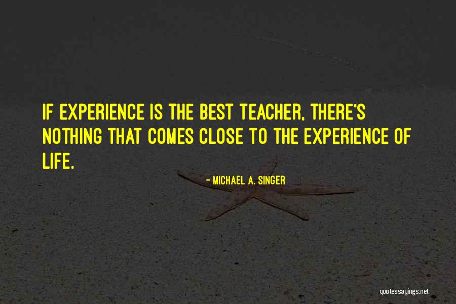 Life Inspiration Quotes By Michael A. Singer