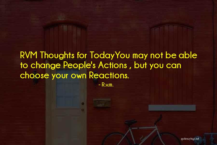 Life Inspirational Change Quotes By R.v.m.