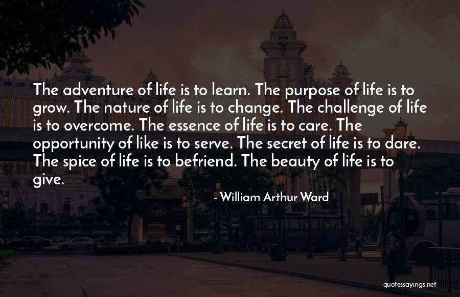 Life Inspirational Change Quotes By William Arthur Ward