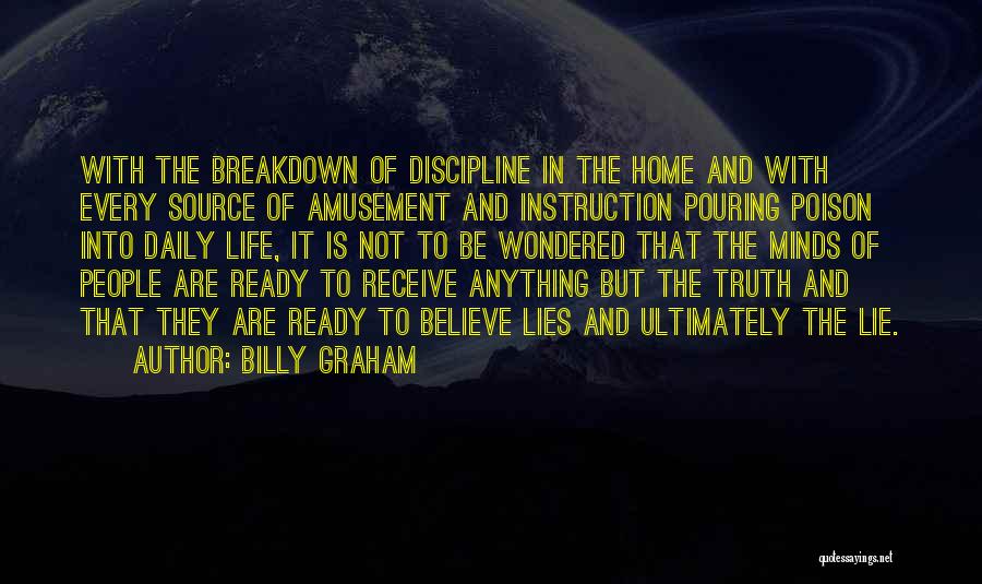 Life Instruction Quotes By Billy Graham