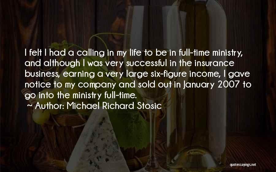 Life Insurance Quotes By Michael Richard Stosic