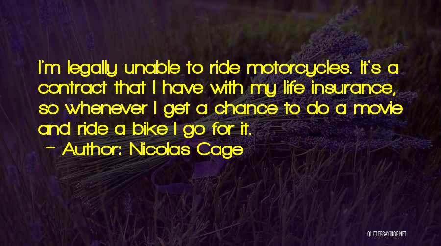 Life Insurance Quotes By Nicolas Cage