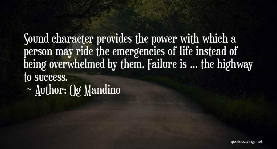 Life Is A Highway Quotes By Og Mandino