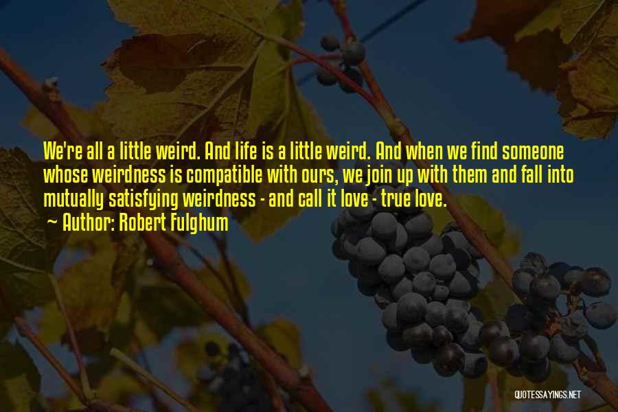 Life Is A Little Weird Quotes By Robert Fulghum