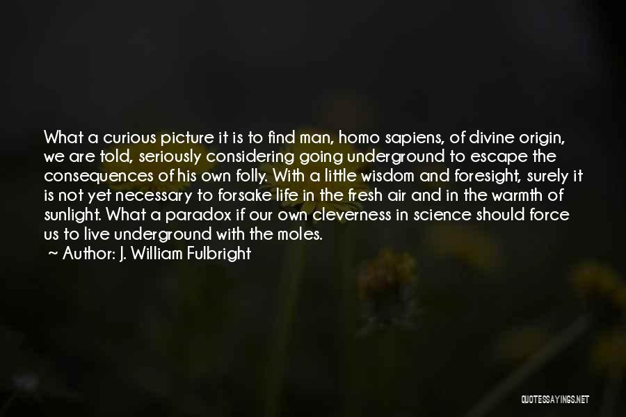 Life Is A Paradox Quotes By J. William Fulbright