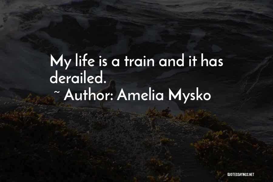 Life Is A Train Quotes By Amelia Mysko