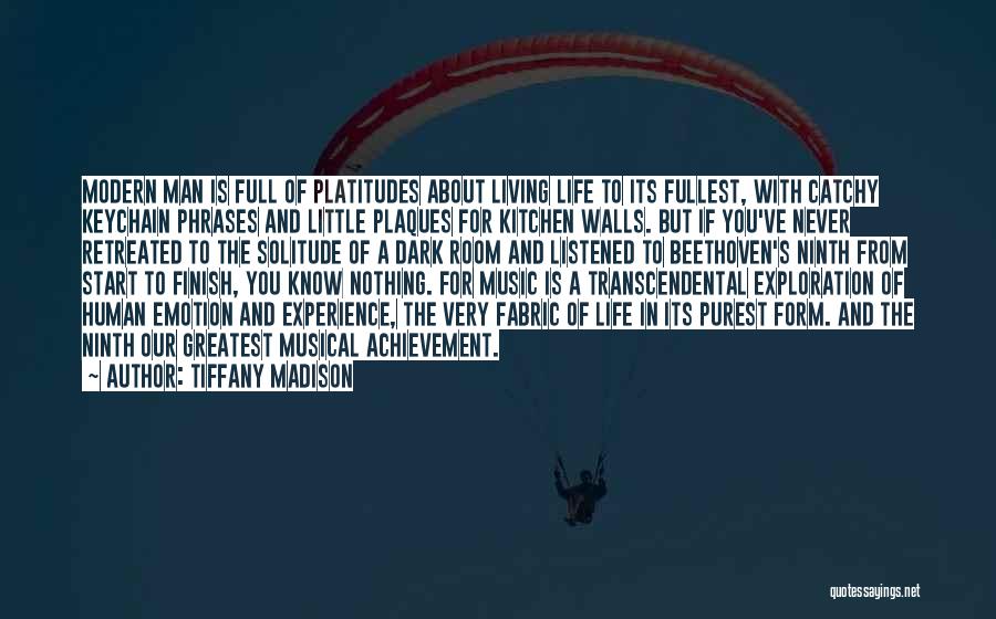 Life Is About Living Quotes By Tiffany Madison