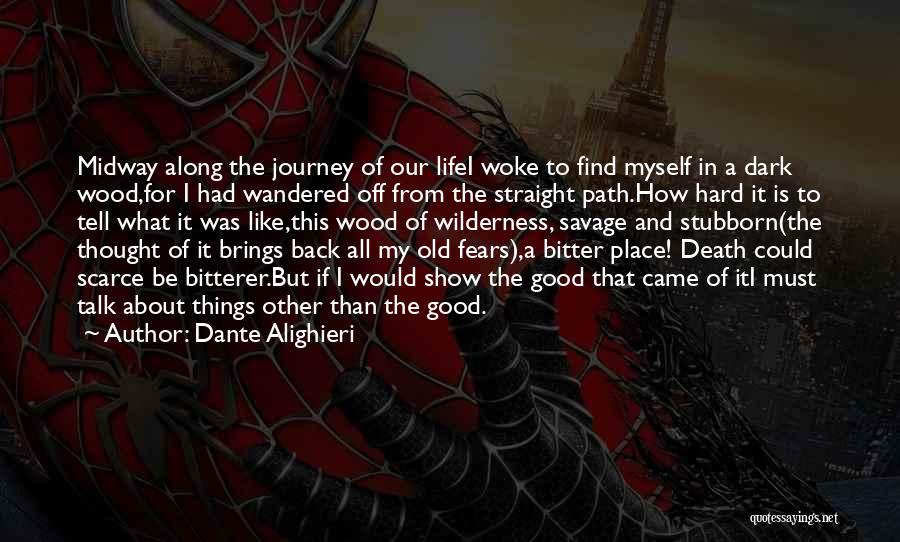 Life Is About The Journey Quotes By Dante Alighieri