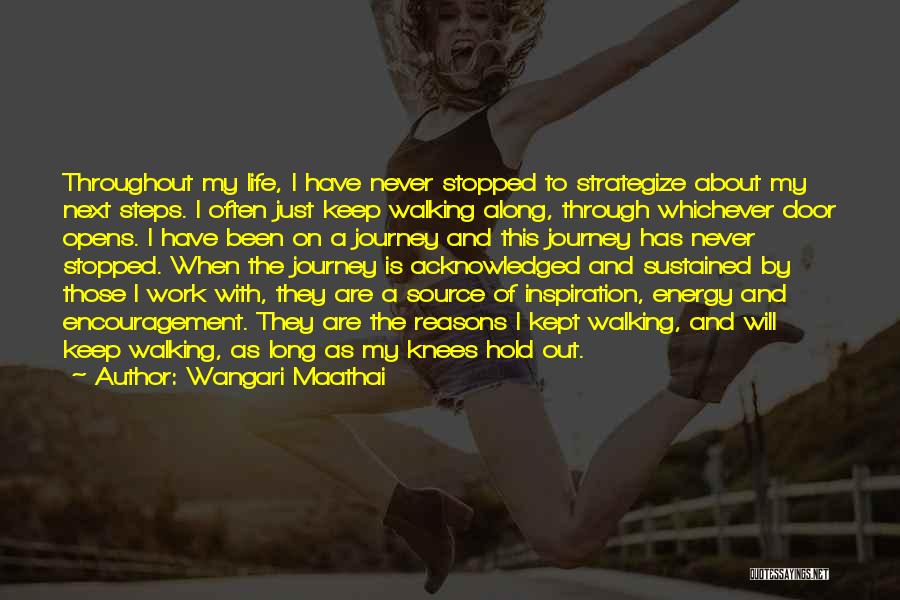 Life Is About The Journey Quotes By Wangari Maathai